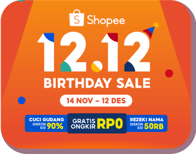 Ayo berbelanja di shopee 12.12 sale karena ada banyak promo dan hadiah menarik!